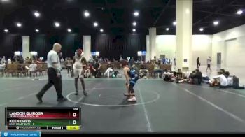 110 lbs Round 2 (6 Team) - Landon Quiroga, Team Florida Gold vs Keen Davis, East Coast Elite