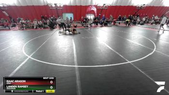 126 lbs Cons. Semi - Landen Ramsey, Wisconsin vs Isaac Aragon, Iowa