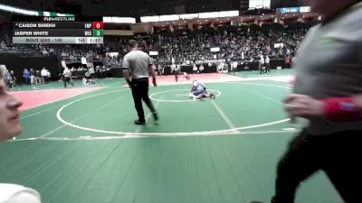 100 lbs Champ. Round 1 - Jasper White, WEC1 vs Caison Shiekh, EMPA