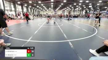 60 lbs Rr Rnd 3 - Jase Atherton, Ride Out Wrestling Club Green vs Allen Boland, Shore Thing Sharks