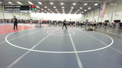 160 lbs Consi Of 32 #1 - Jacob De La Torre, NC vs Cameron Harper, GA