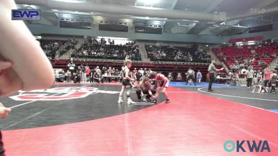 67 lbs Quarterfinal - Cannon Stockton, Morris Wrestling Association vs Tucker Novotny, Pawnee Peewee Wrestling