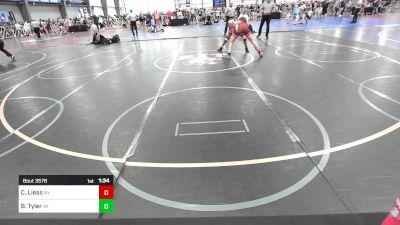 160 lbs Round Of 64 - Casey Liess, NY vs Billy Tyler, VA