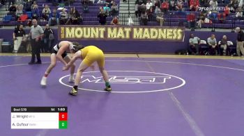 120 lbs Quarterfinal - Jacob Wright, Mt St Joseph vs Alex Dufour, Owings Mills