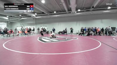125 lbs Cons. Round 3 - Will Greenberg, The Wrestling Factory Of Cleveland vs John Domencic, RAW/UMO