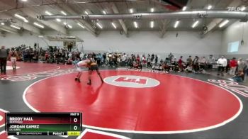 120 lbs Cons. Round 1 - Jordan Gamez, La Junta vs Brody Hall, Berthoud