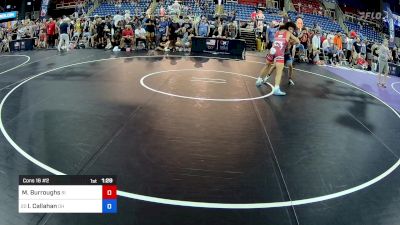 144 lbs Cons 16 #2 - Myles Burroughs, RI vs Isaiah Callahan, OH