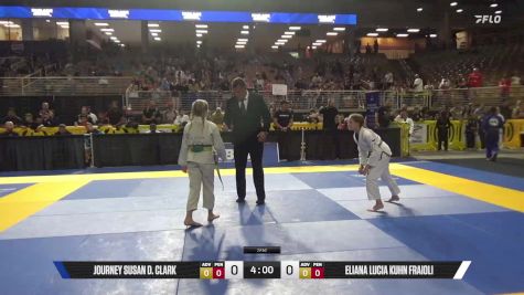 Eliana Lucia Kuhn Fraioli vs Journey Susan D. Clark 2025 Pan Kids Jiu-Jitsu IBJJF Championship