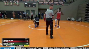 222 lbs Round 1 - Tafari Alcime, Bob Jones vs Roman Pearse, Tupelo High School