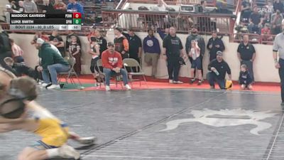 80_B lbs Semifinal - Maddox Gavrish, Penn Trafford vs Luke Smith, Springford