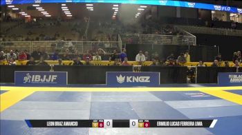 Ermilio Lucas Ferreira Lima vs Leon Braz Amancio 2025 Pan Jiu Jitsu IBJJF Championship