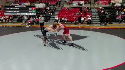 149 lbs Semifinal - Cole Mayfield, Central Oklahoma vs Garrett Lyons, University Of Central Missouri