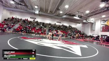 130 lbs Semifinal - Violet Gray, Central-GJ vs Eila Schultz, Severance