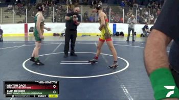 138 lbs Cons. Round 4 - Liam Renner, Barry County Grapplers Association vs Ashton Dack, Northwest Red Crushers