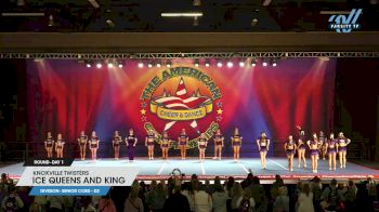 Knoxville Twisters - Ice Queens and King [2023 L5 Senior Coed - D2 Day 1] 2023 The American Royale Sevierville Nationals