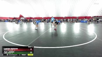 132 lbs Round 1 (6 Team) - Filip Janeski, Vernon Hills vs Carter Freeman, Wisconsin Rapids