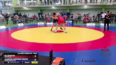 92kg Quarterfinal - Ali Dahcha, Matmen WC vs Charles-Anthony Divita, Vanier College WC