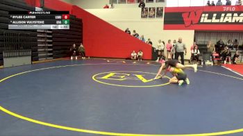 135 lbs Champ. Round 1 - Allison Vulysteke, Iowa Valley, Marengo vs Rylee Carter, Louisa-Muscatine