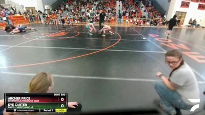 93-104 lbs Round 2 - Kye Carter, Powell Wrestling Club vs Archer Price, Thermopolis Wrestling Club