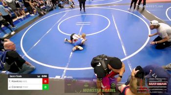 49 lbs Semifinal - Tatum Hawkins, Noble Takedown Club vs Jax Cisneroz, Powerhouse Wrestling