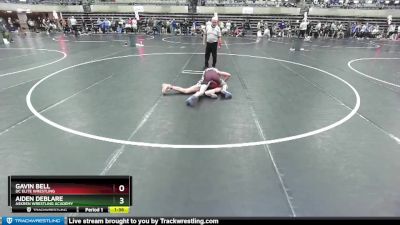 130 lbs Cons. Round 4 - Aiden DeBlare, Askren Wrestling Academy vs Gavin Bell, DC Elite Wrestling