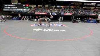 157 lbs Semifinal - 1 Donald Griffin, Central Methodist vs 4 Aden Graves, Providence
