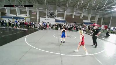 92 lbs Quarterfinal - Boston Backus, Champions Wrestling Club vs Wesley Baker, Ravage Wrestling Club