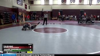 JV-30 lbs Quarterfinal - Caleb Bray, Epworth, Western Dubuque vs Zamard Manzanillo, Waterloo West