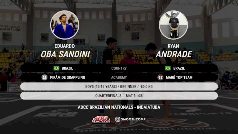 Ryan Andrade vs Eduardo Oba Sandini 2025 ADCC Brazilian Nationals