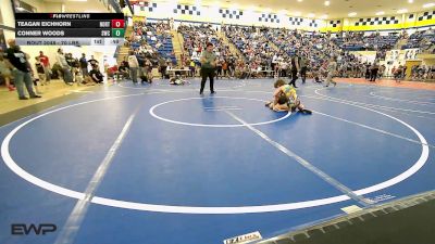 70 lbs Consi Of 4 - Teagan Eichhorn, Northeast Take Down Club vs Conner Woods, Salina Wrestling Club