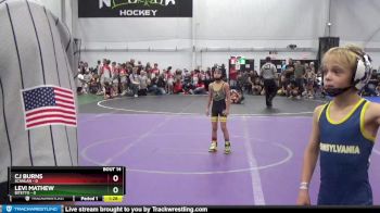 48 lbs Round 3 (10 Team) - Levi Mathew, Bitetto vs CJ Burns, Scanlan