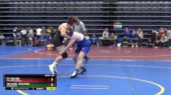 215 lbs Champ. Round 2 - Ty Meyer, Columbus Grove vs Michael Sulivan, Springfield