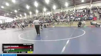 135 lbs Cons. Round 7 - Cooper Limb, Hillcrest vs Chance Mangrum, Jordan