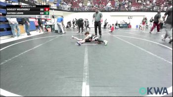 43 lbs Final - Dooley Weatherly, Dumas Wrestling Club vs Zayden Lewis, Team Nomad