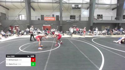 130 lbs Consi Of 8 #2 - Tuff Williamson, Independent vs Christhony Dela Cruz, Coast Wrestling