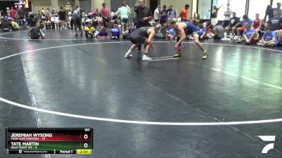 157 lbs Round 3 (6 Team) - Jeremiah Wysong, Team Chattanooga vs Tate Martin, Gulf Coast WC