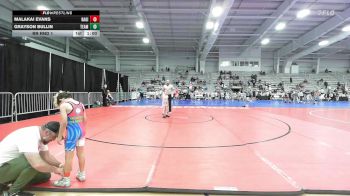 52 lbs Rr Rnd 1 - Malakai Evans, Ragin Raisins Fredonia ES vs Grayson Bullin, Team RJN Green