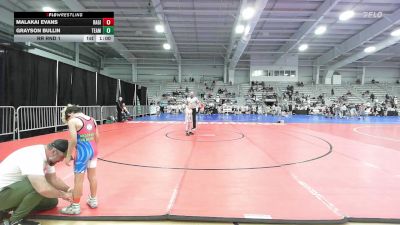 52 lbs Rr Rnd 1 - Malakai Evans, Ragin Raisins Fredonia ES vs Grayson Bullin, Team RJN Green