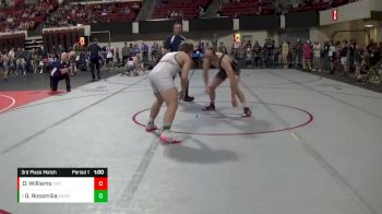 185 lbs 3rd Place Match - Giovanni Rosamilia, Spring Klein Wrestling Club vs Devan Williams, Corvallis Wrestling Club