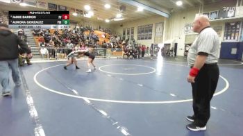 135 lbs Semifinal - Aurora Gonzalez, Perris vs Jamie Barron, Paloma Valley