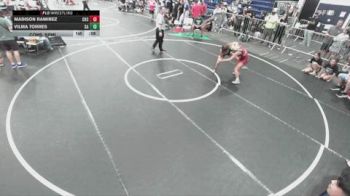 125 lbs Cons. Semi - Vilma Torres, Santa Ana vs Madison Ramirez, Chaparral High School