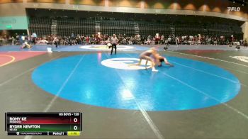 120 lbs Prelim - Ryder Newton, Kelso vs Bomy Ke, Modesto