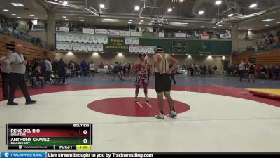 220 lbs Cons. Round 2 - Rene Del Rio, Great Oak vs Anthony Chavez, Boulder City