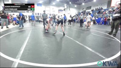 110 lbs Rr Rnd 2 - Jaxon Starcevich, Norman Grappling Club vs Jack Freeland, Norman North