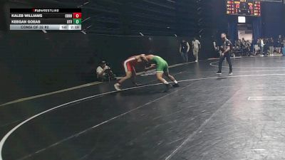165 lbs Consi Of 32 #2 - Kaleb Williams, Cornell vs Keegan Goeas, Utah Valley