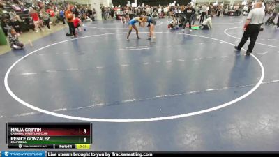 130 lbs Cons. Round 6 - Renice Gonzalez, California vs Malia Griffin, Cardinal Wrestling Club