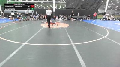 140 lbs Rr Rnd 3 - Marchello Fornino, Northeast Elites White - HSC vs Alex Wilson, Sly Fox Orange - HSC