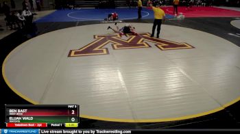 120 lbs Champ. Round 2 - Ben Bast, West Bend vs Elijah Wald, Wayzata