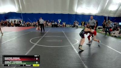 76 lbs Round 2 - Harley Charroin, Grappling House Wrestling Club vs Hunter Moran, Kenston Wrestling Club