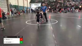 43 lbs Consolation - Grayson Werner, Nebraska Wrestling Academy vs Ridley Schneider, Fillmore Central